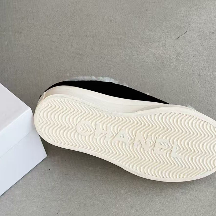 New Fashion Women's Velcro Fleece Lined Platform Sneakers PD1326101523