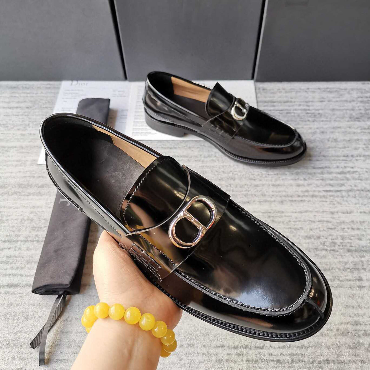 Black Men's Classic Dress Shoes