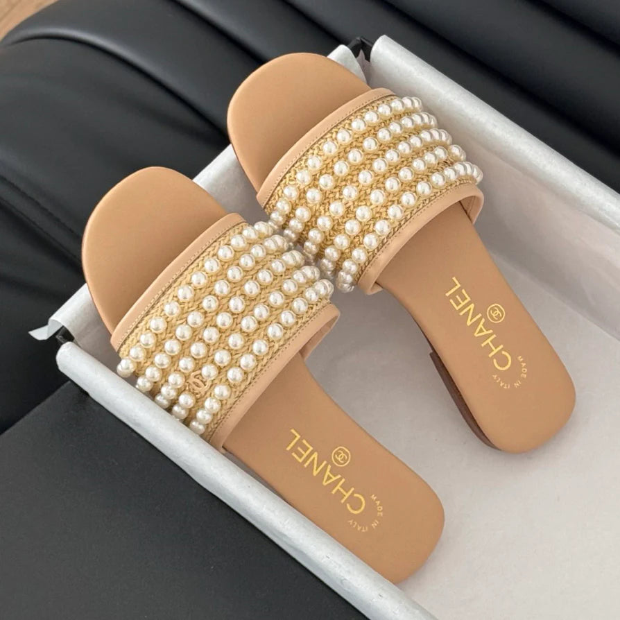Haute Couture Pearl Collection Slippers 1025041701