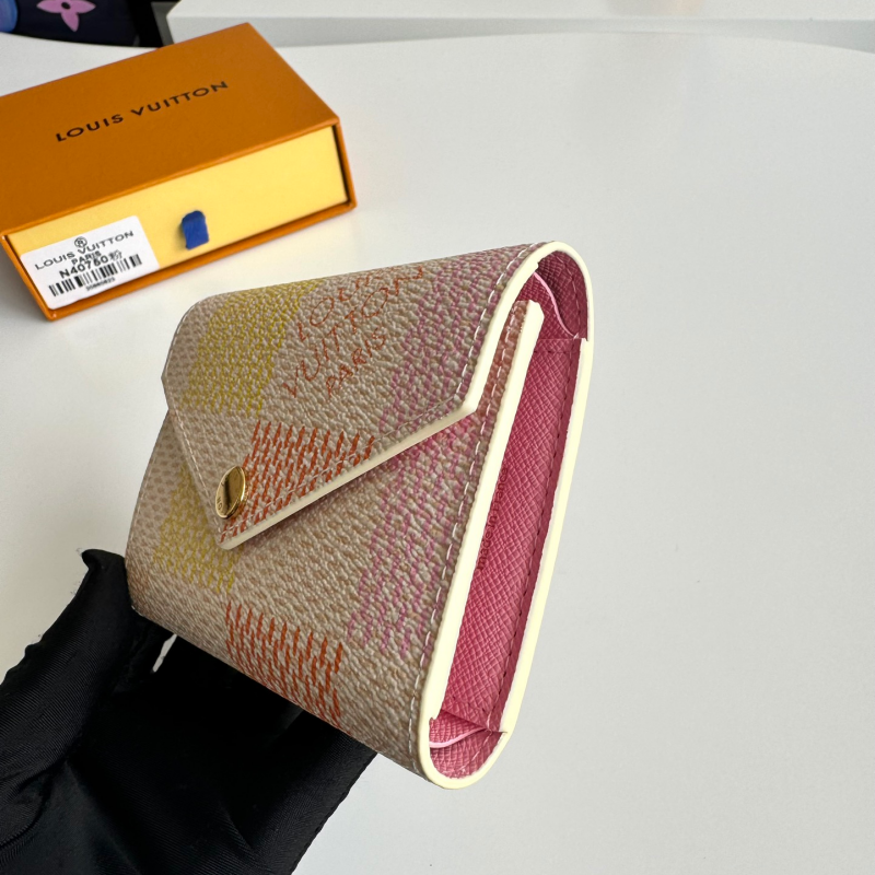New Fashion Color Checkered Women's Short Wallet SS1326101928