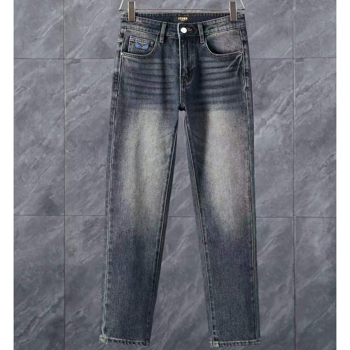 Men's Fashion Slim-Fit Straight-Leg Jeans 1026062907