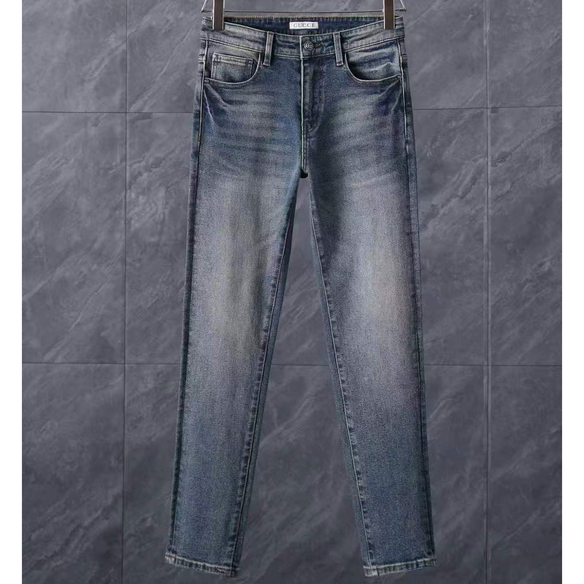 Men's Fashion Slim-Fit Straight-Leg Jeans 1026062911