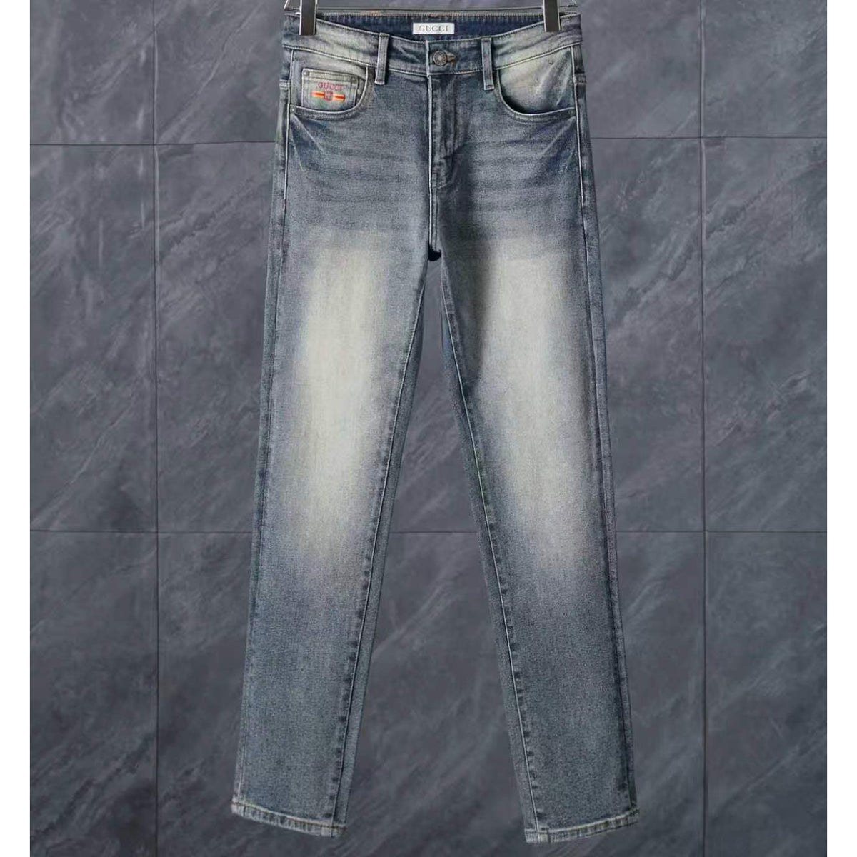 Men's Fashion Slim-Fit Straight-Leg Jeans 1026062913
