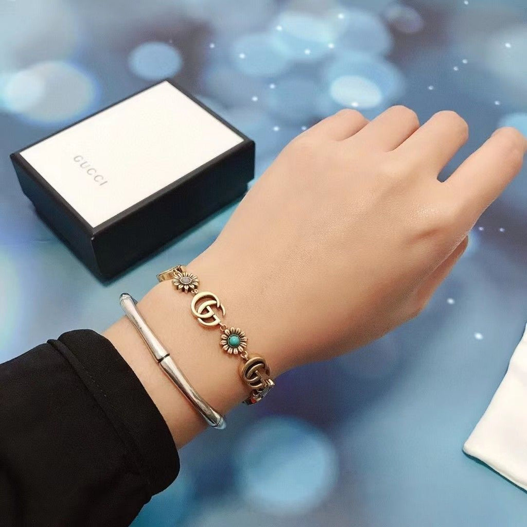 G Classic Light Luxury Bracelet Necklace PD10051209