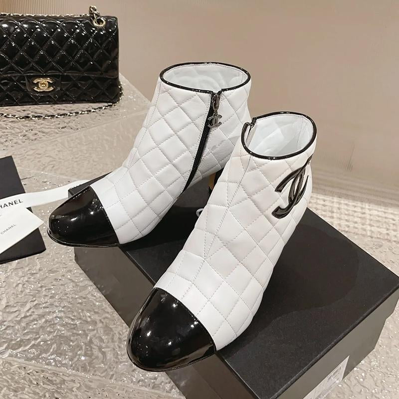 Fashion And Versatile High Heel Short Boots 1023120405