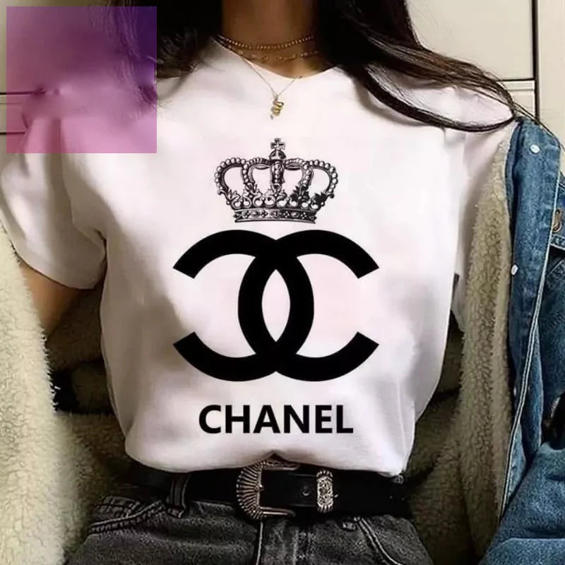 Summer Fashion Print T-shirt 3D1024042307