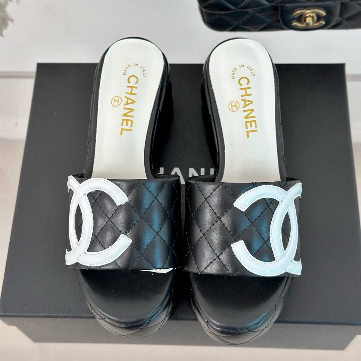 rhombus platform slippers 0724050601
