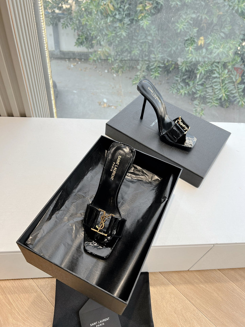 YSL high heel sandals slippers 0725021402