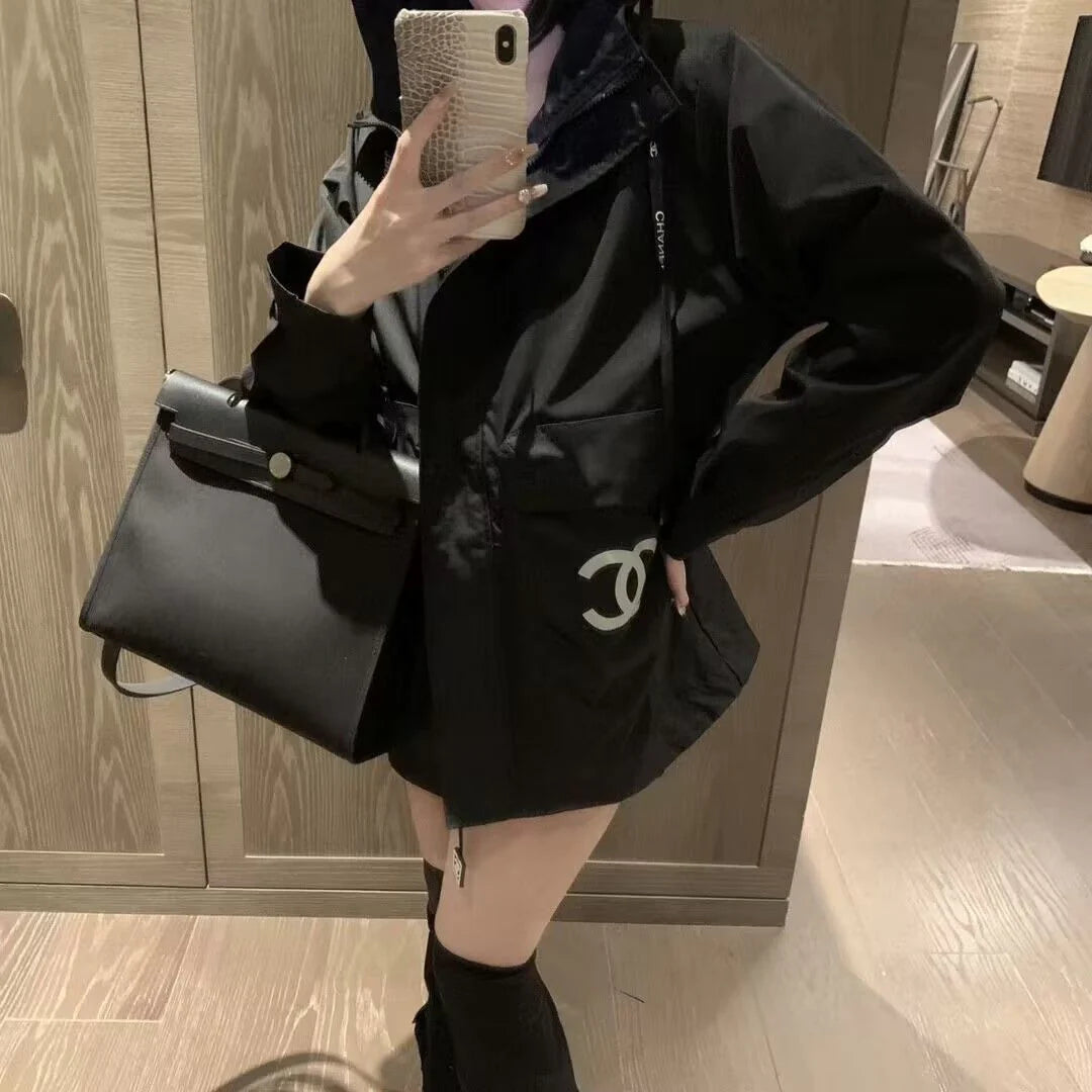 New Style Charge Clothes High Quality Lined Black Jacket 1024031206