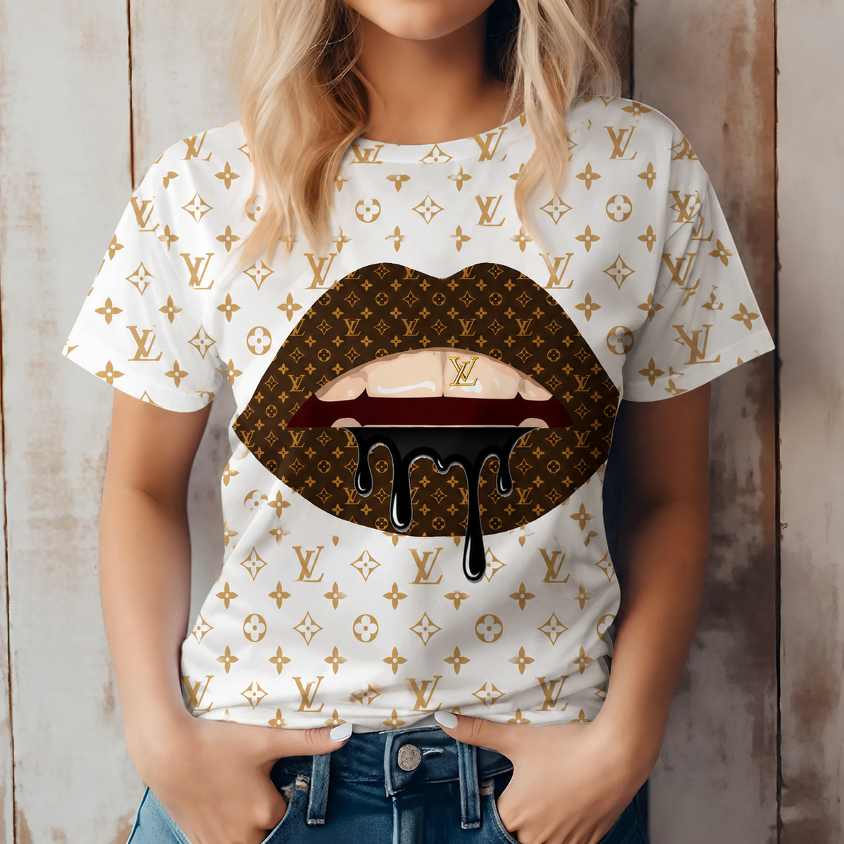 New fashion printed short sleeves 3D1026071032