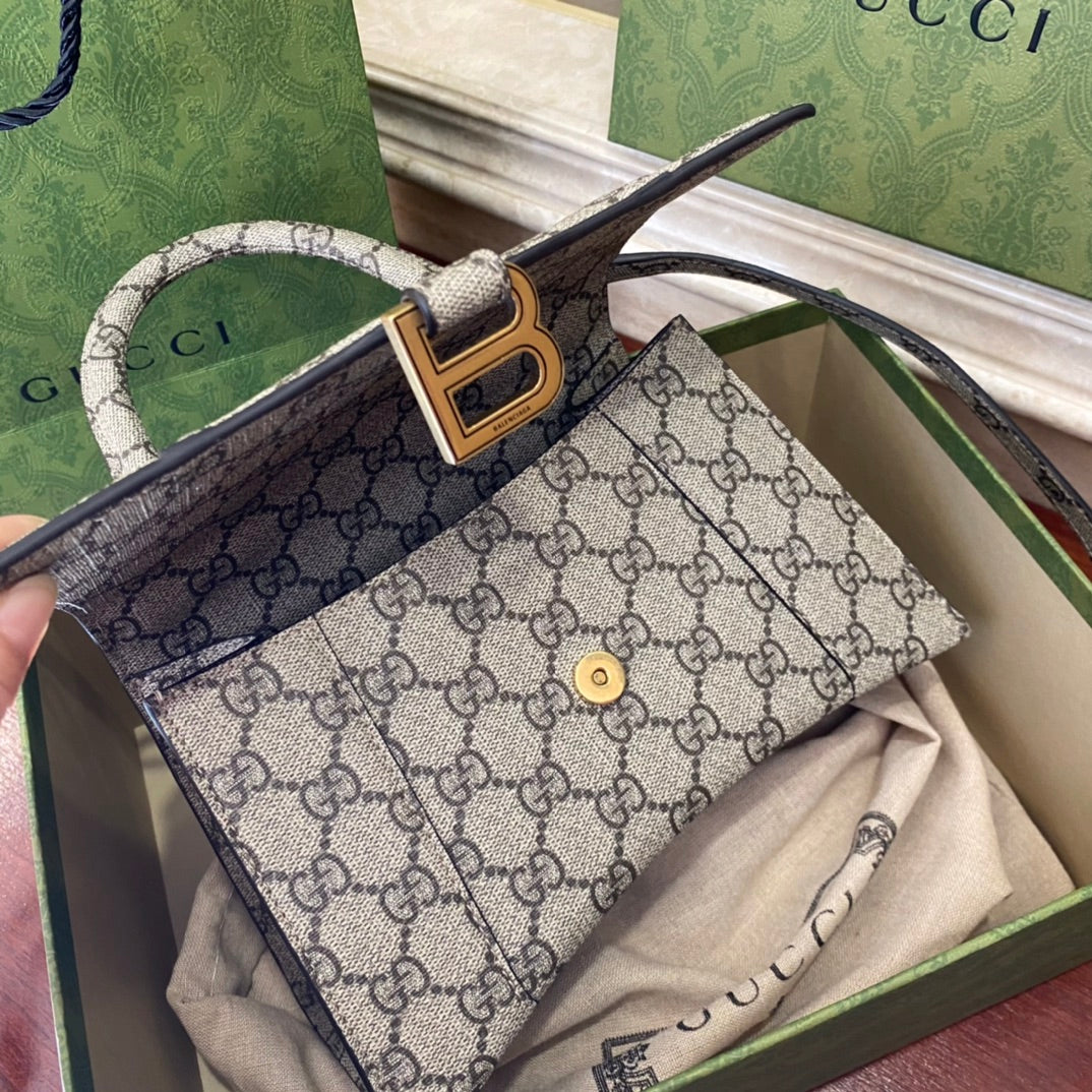 2023 G x B [Hourglass Joint Model] Hourglass bag limited edition with fusion of classic elements bag PD04071402