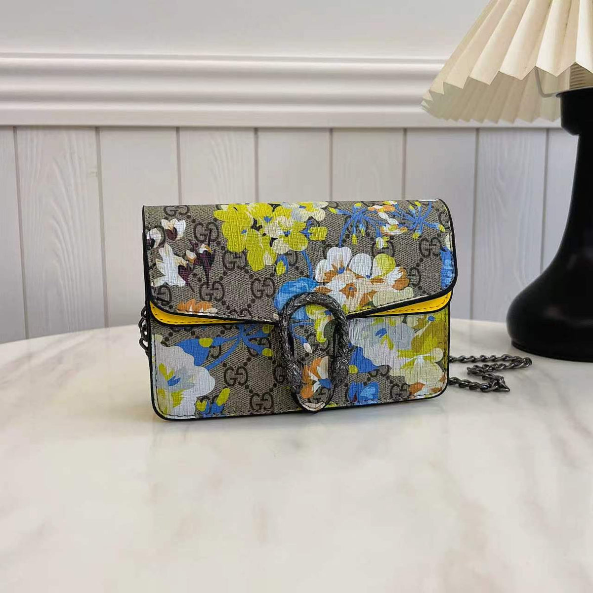 New Floral Snake-Head Clasp Shoulder Bag SCB1026071708