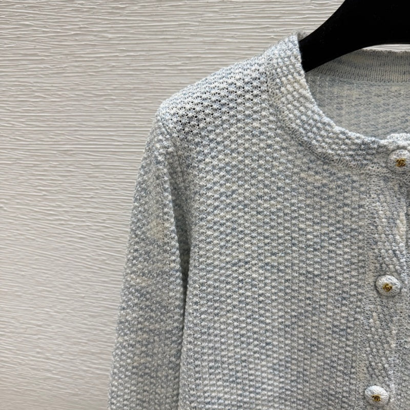 New Fashion Women's Camellia Decor Knit Cardigan DM1326092402