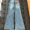 New Fashion Women's CC Split Flared Jeans CQQ1326092409