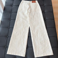 New Fashion Women's CC Jacquard Wide Leg Jeans CQQ1326092413