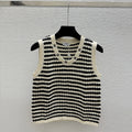 New Fashion Women's CC Striped Knit Crop Tank Top CQQ1326092414