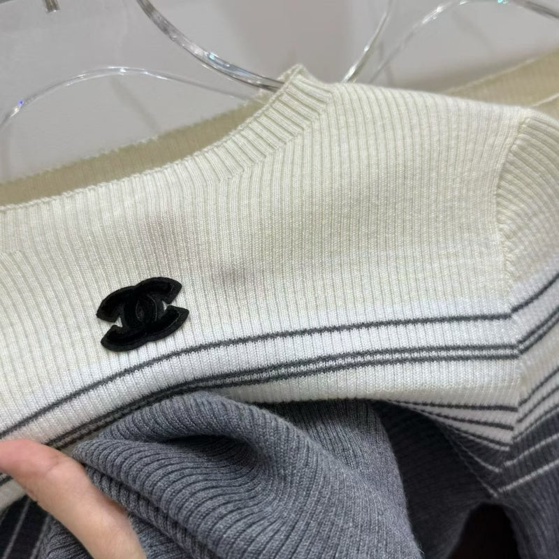 New Fashion Women's CC Knit Base Top  DM1326092428