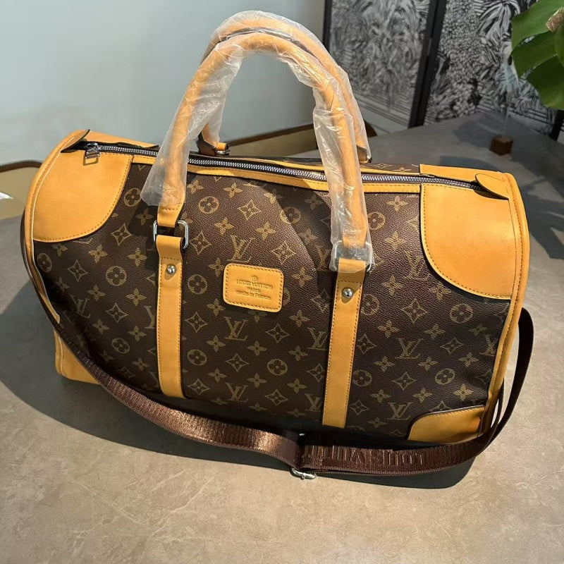 New Fashion 1V Leather Travel Duffle Bag JL1306100833