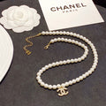 New Fashion Women's CC Pearl Necklace ZS1326101012