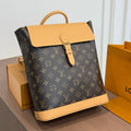 New Fashion Unisex Monogram Color Block Backpack CWT1326101917