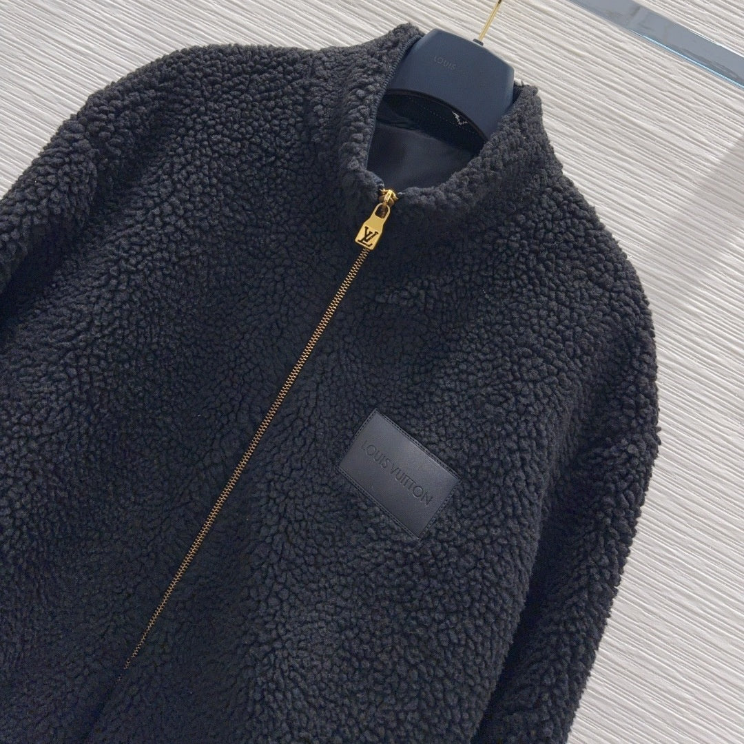 New Fashion Women's Stand Collar Sherpa Jacket CQQ1326102008