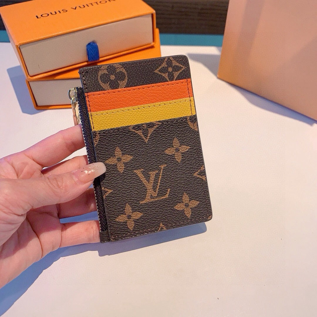 New Fashion Cartoon Monogram Zipper Card Holder PF1326102105