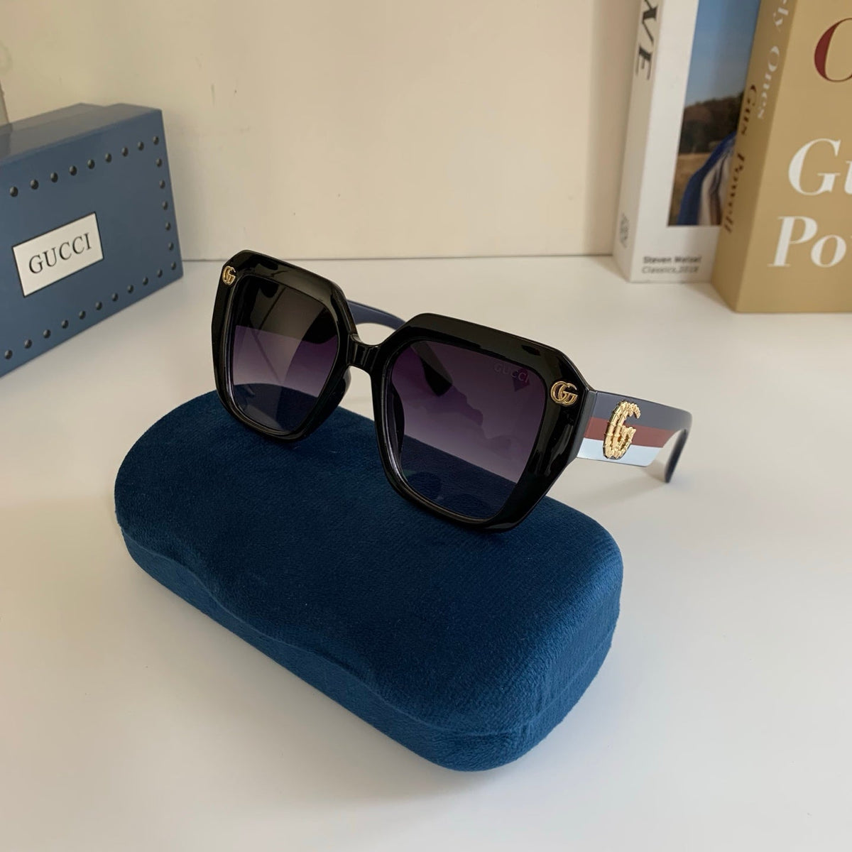 New Retro Large Frame GG Sunglasses LD1312102601