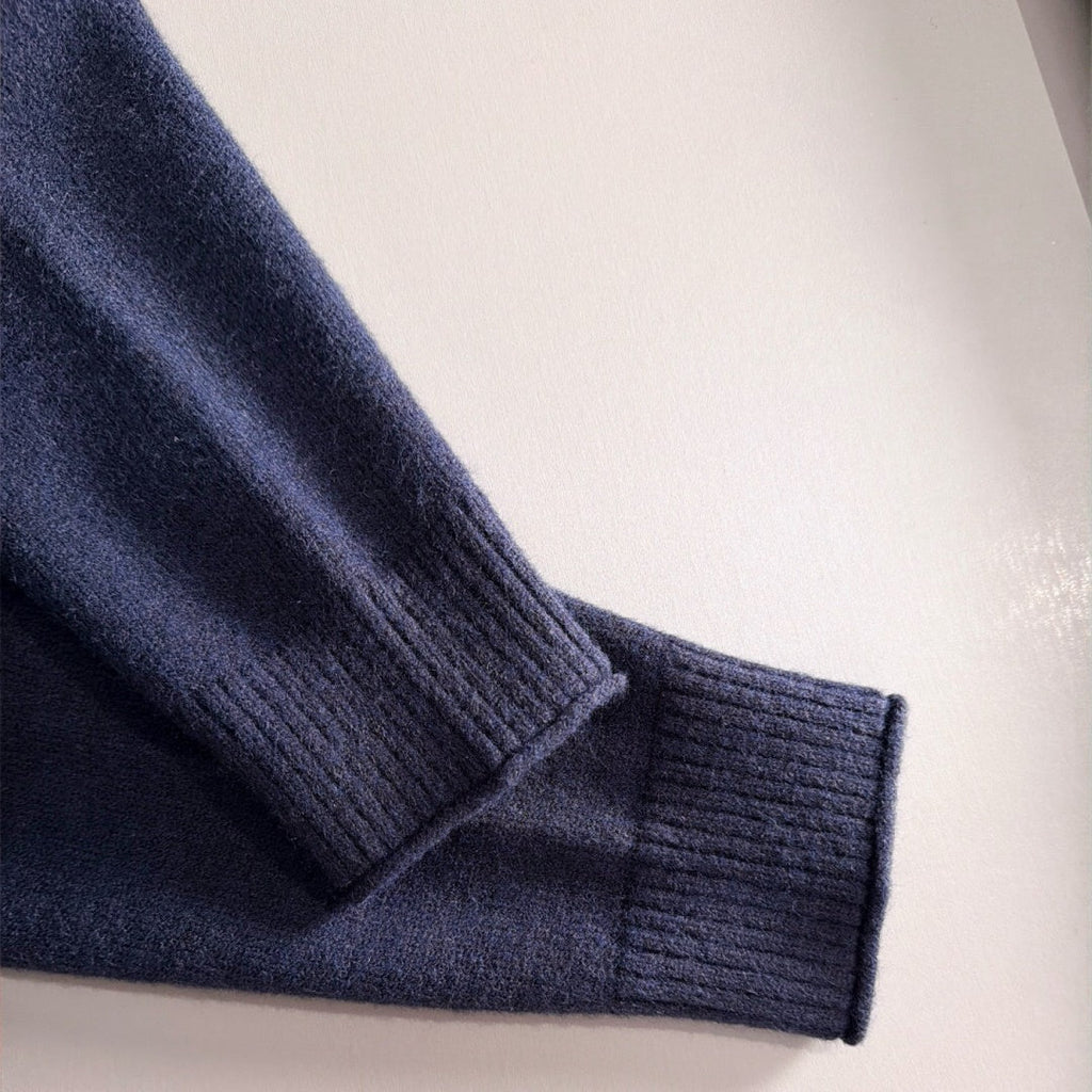 New Men's Mock Neck Zip Knit Cardigan MJ1326102703