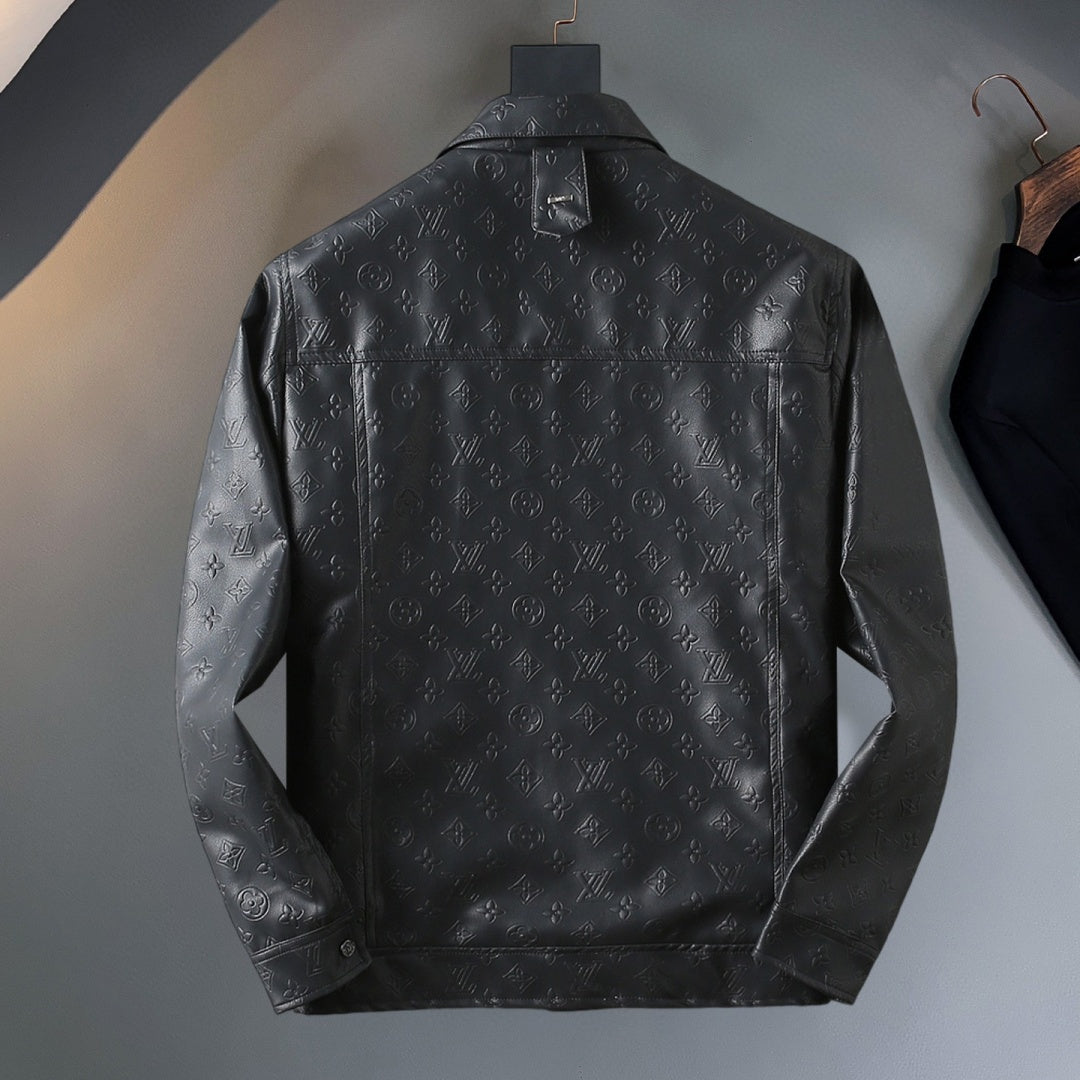 New Fashion Men's Leather Jacket HB1326102712